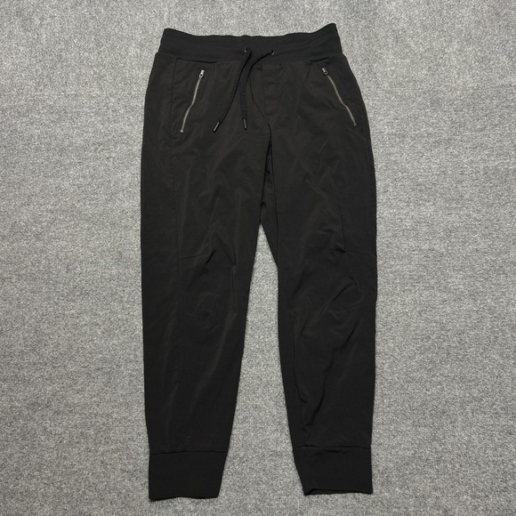 Athleta Pants - Athleta Jogger Pants Womens 6 Black Trekkie North Elastic Waist Zip Pockets